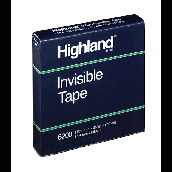 Highland"visible Tape 6200, 1"x259, PK36